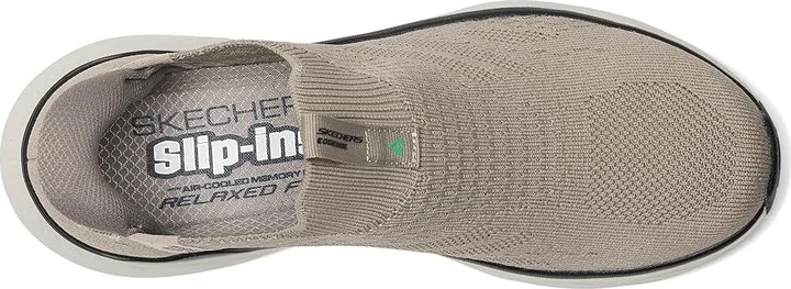 SKECHERS Edgeride Commissioner Hands Free Slip-in Men's Shoes Taupe : 6.5 D - Medium - Image 2