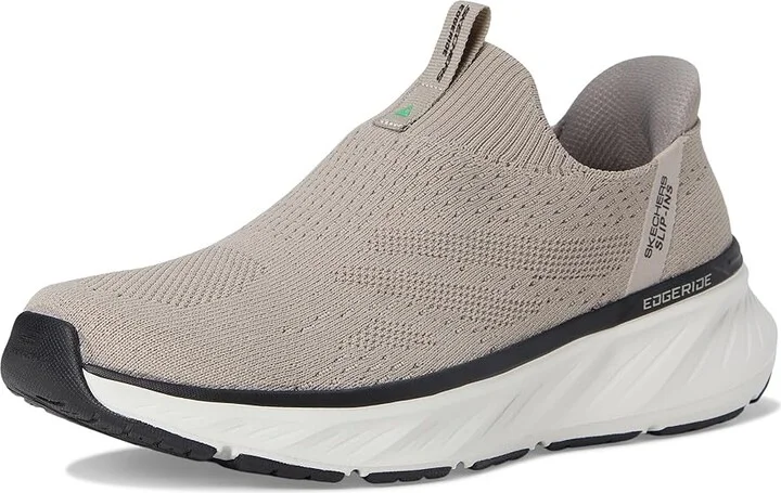 SKECHERS Edgeride Commissioner Hands Free Slip-in Men's Shoes Taupe : 6.5 D - Medium - Image 5