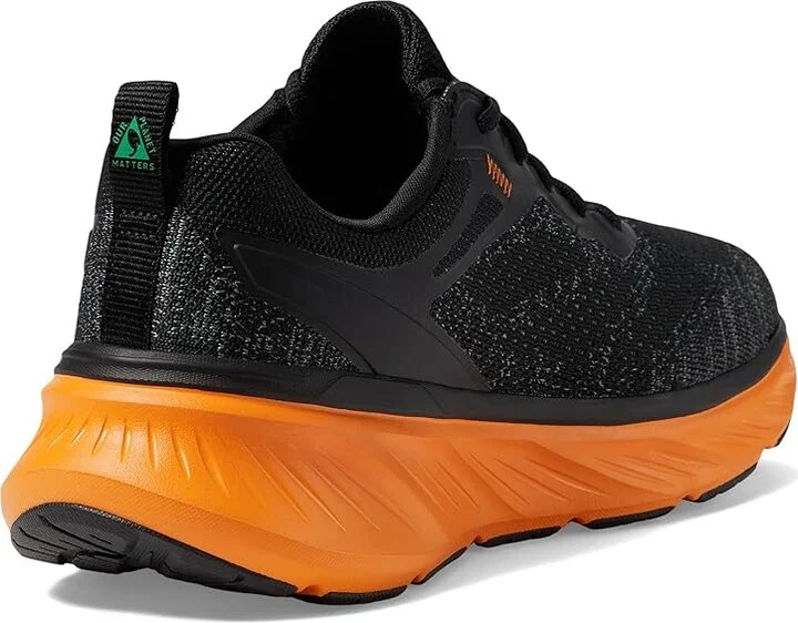 SKECHERS Edgeride Enzoh Men's Shoes Black/Orange : 11.5 D - Medium, Synthetic - Image 4