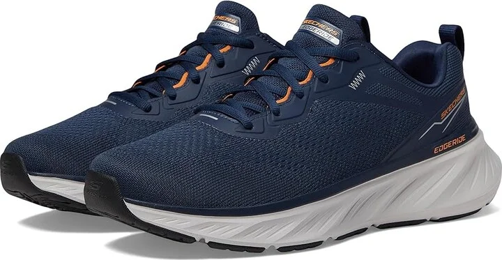 SKECHERS Edgeride Exxo Men's Shoes Navy/Orange : 13 D - Medium, Synthetic
