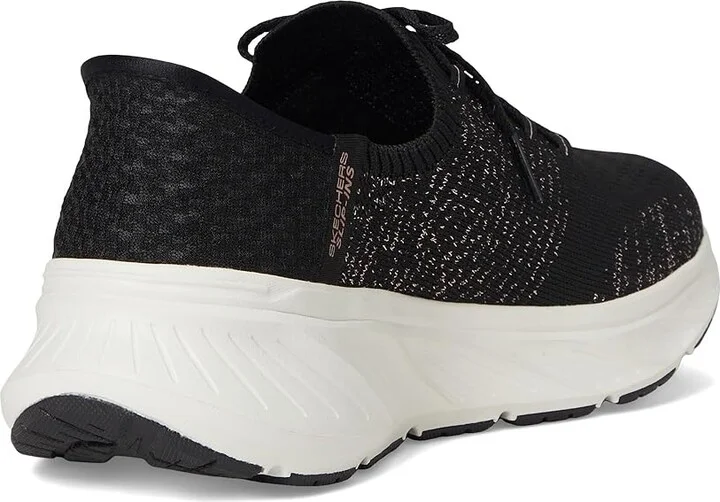 SKECHERS Edgeride Hands Free Slip-INS Women's Shoes Black Rose Gold : 9.5 B - Medium, Synthetic - Image 4