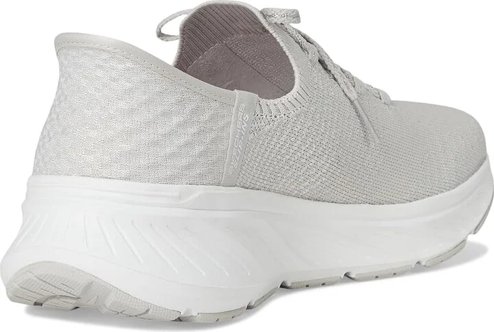 SKECHERS Edgeride Hands Free Slip-INS Women's Shoes Grey Silver : 10 B - Medium, Synthetic - Image 4