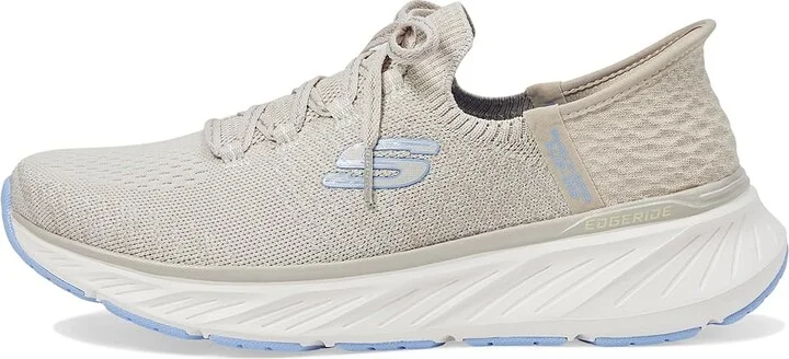 SKECHERS Edgeride Hands Free Slip - INS Women's Shoes Natural Light Blue : 6 B - Medium, Synthetic - Image 6