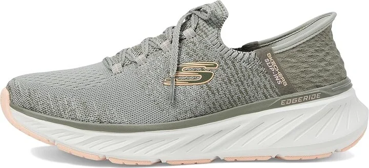 SKECHERS Edgeride Hands Free Slip - INS Women's Shoes Natural Light Blue : 6 B - Medium, Synthetic - Image 11