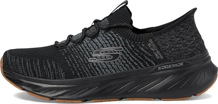 SKECHERS Edgeride Raygo Hands Free Slip-In Men's Shoes Black/Black : 9.5 D - Medium, Synthetic - Image 6