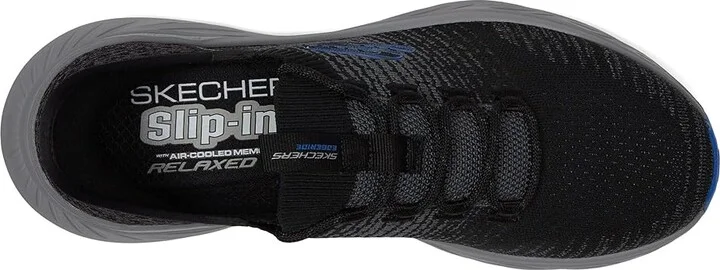 SKECHERS Edgeride Raygo Hands Free Slip-In Men's Shoes Black/Blue : 12 4E - Extra Wide, Synthetic - Image 2