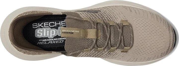 SKECHERS Edgeride Raygo Hands Free Slip-In Men's Shoes Taupe : 14 4E - Extra Wide, Synthetic - Image 2