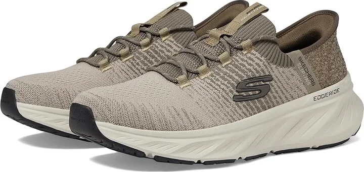 SKECHERS Edgeride Raygo Hands Free Slip-In Men's Shoes Taupe : 14 4E - Extra Wide, Synthetic