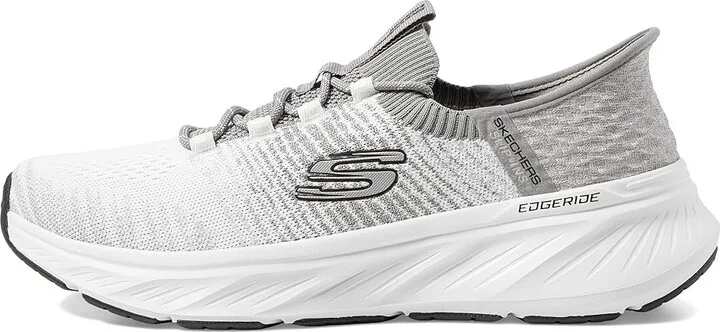 SKECHERS Edgeride Raygo Hands Free Slip-In Men's Shoes White/Grey : 6.5 4E - Extra Wide, Synthetic - Image 6