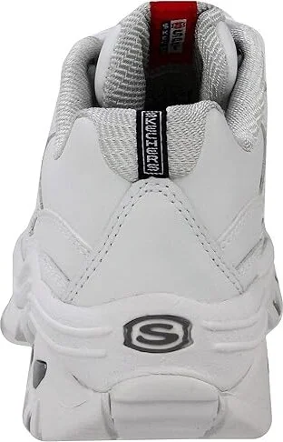 SKECHERS Energy Women's Lace up casual Shoes White Mesh/Leather : 6 B - Medium - Image 4