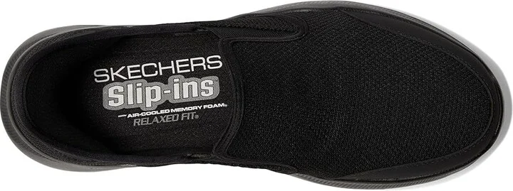 SKECHERS Equalizer 5.0 Drayze Hands Free Slip-In Men's Shoes Black/Black : 11 4E - Extra Wide, Synthetic - Image 2