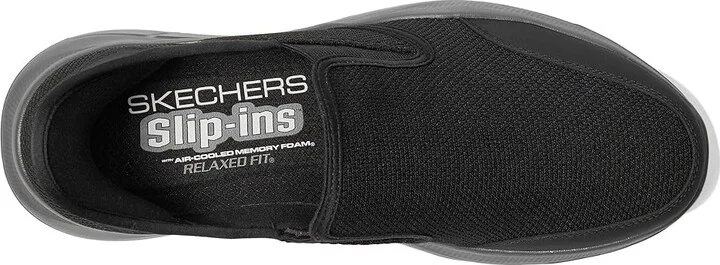 SKECHERS Equalizer 5.0 Drayze Hands Free Slip-In Men's Shoes Black/Charcoal : 7.5 D - Medium, Synthetic - Image 2