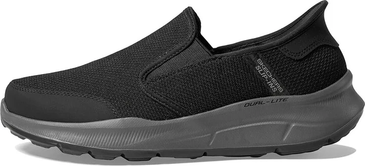 SKECHERS Equalizer 5.0 Drayze Hands Free Slip-In Men's Shoes Black/Charcoal : 7.5 D - Medium, Synthetic - Image 6