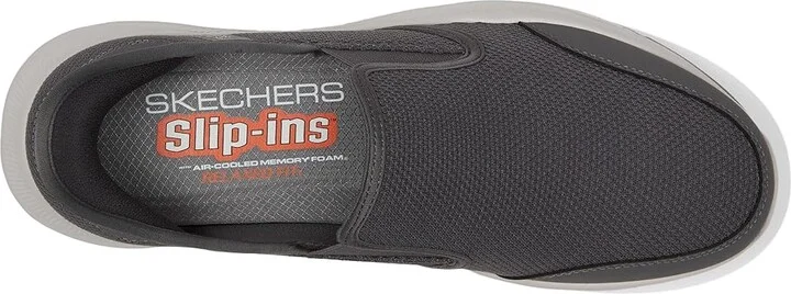SKECHERS Equalizer 5.0 Drayze Hands Free Slip-In Men's Shoes Charcoal : 7.5 D - Medium, Synthetic - Image 2