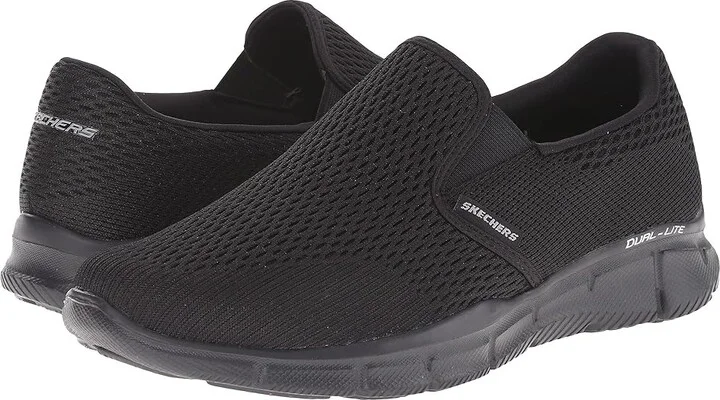 SKECHERS Equalizer Double Play Men's Slip on Shoes Black : 8 D - Medium