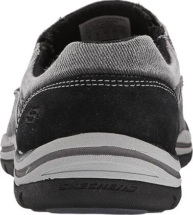 SKECHERS Expected - Avillo Men's Shoes Black : 6.5 D - Medium, Canvas/Textile - Image 5