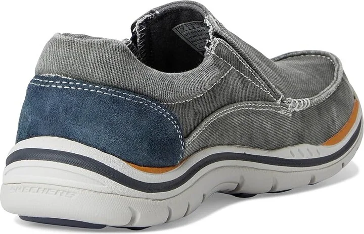 SKECHERS Expected - Avillo Men's Shoes Blue : 7 D - Medium, Canvas/Textile - Image 5