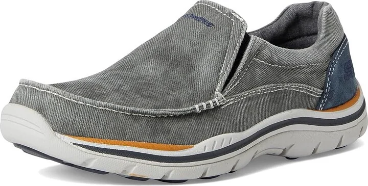 SKECHERS Expected - Avillo Men's Shoes Blue : 7 D - Medium, Canvas/Textile - Image 6