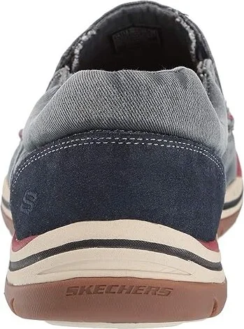 SKECHERS Expected - Avillo Men's Shoes Navy : 6.5 D - Medium, Canvas/Textile - Image 5