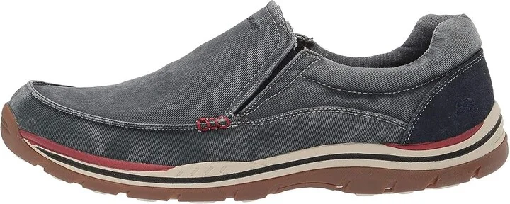 SKECHERS Expected - Avillo Men's Shoes Navy : 6.5 D - Medium, Canvas/Textile - Image 7