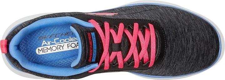SKECHERS Flex Appeal 5.0 - Modern Times Women's Shoes Black : 7.5 C - Wide, Synthetic - Image 2