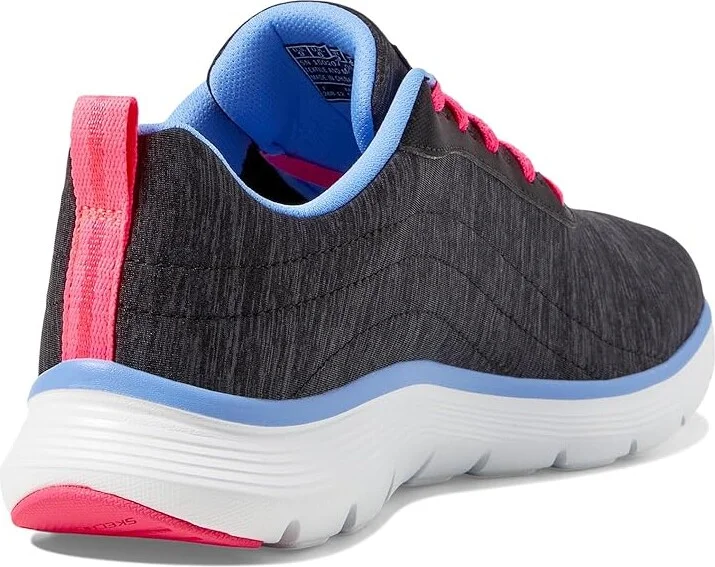 SKECHERS Flex Appeal 5.0 - Modern Times Women's Shoes Black : 7.5 C - Wide, Synthetic - Image 4