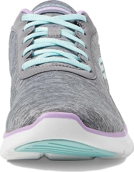 SKECHERS Flex Appeal 5.0 - Modern Times Women's Shoes Black : 7.5 C - Wide, Synthetic - Image 10