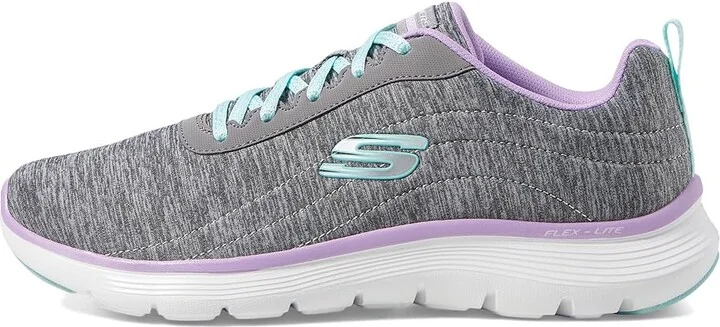SKECHERS Flex Appeal 5.0 - Modern Times Women's Shoes Black : 7.5 C - Wide, Synthetic - Image 11