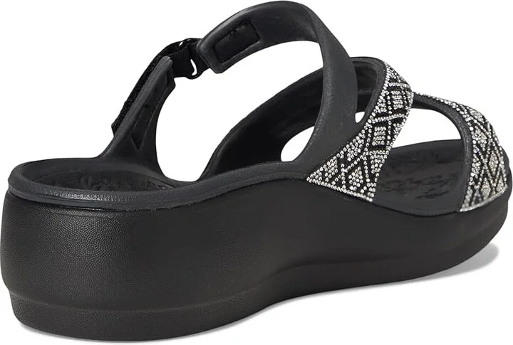 SKECHERS Foamies Arch Fit Ascend - Show Stopper Women's Sandals Black : 7 Medium, Rubber/Synthetic - Image 4