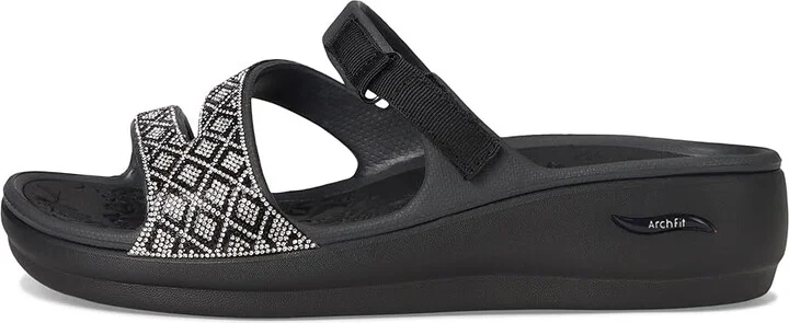 SKECHERS Foamies Arch Fit Ascend - Show Stopper Women's Sandals Black : 7 Medium, Rubber/Synthetic - Image 6