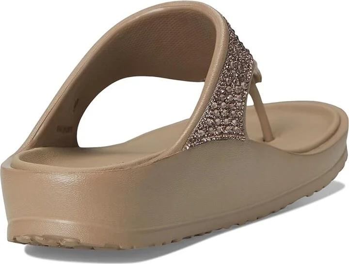 SKECHERS Foamies Arch Fit Cali Breeze - Shine On Women's Sandals Taupe : 5 Medium, Synthetic - Image 4
