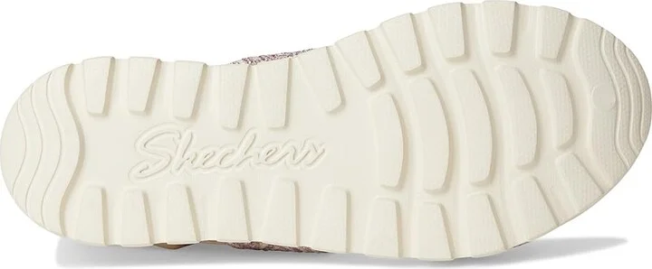 SKECHERS Foamies Arch Fit Footsteps Double Band with Rhinestones Women's Sandals White : 9 Medium, Rubber - Image 3