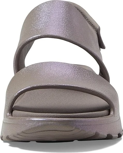SKECHERS Foamies Arch Fit Footsteps Iridescent Women's Shoes Dark Taupe : 5 B - Medium, Rubber - Image 2