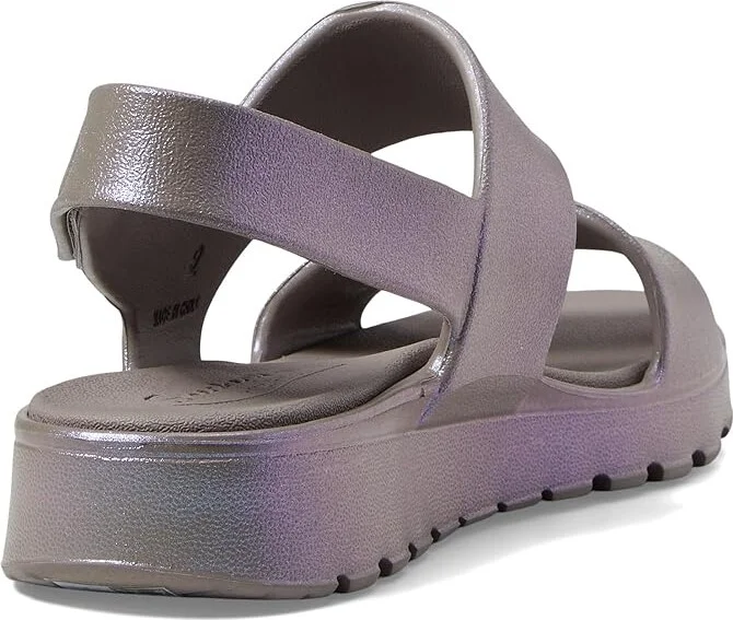 SKECHERS Foamies Arch Fit Footsteps Iridescent Women's Shoes Dark Taupe : 5 B - Medium, Rubber - Image 4
