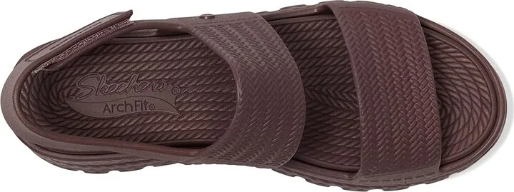 SKECHERS Foamies Arch Fit Footsteps - Sunny Days Women's Sandals Brown : 7 Medium, Synthetic - Image 2