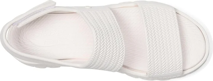 SKECHERS Foamies Arch Fit Footsteps - Sunny Days Women's Sandals White : 9 Medium, Synthetic - Image 2