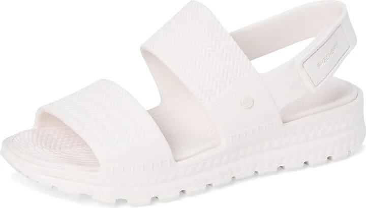 SKECHERS Foamies Arch Fit Footsteps - Sunny Days Women's Sandals White : 9 Medium, Synthetic - Image 5