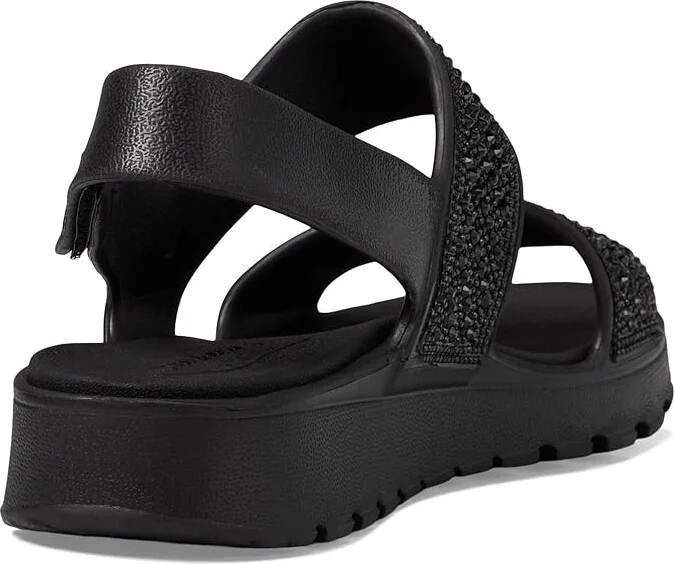 SKECHERS Foamies Arch Fit Footsteps with Rhinestone Women's Shoes Black : 5 B - Medium - Image 4