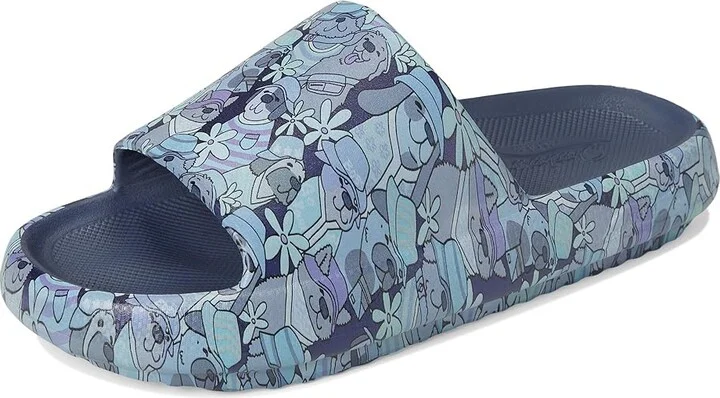 SKECHERS Foamies Arch Fit Horizon - Pawstivelycute Women's Sandals Navy : 7 Medium, Synthetic - Image 5