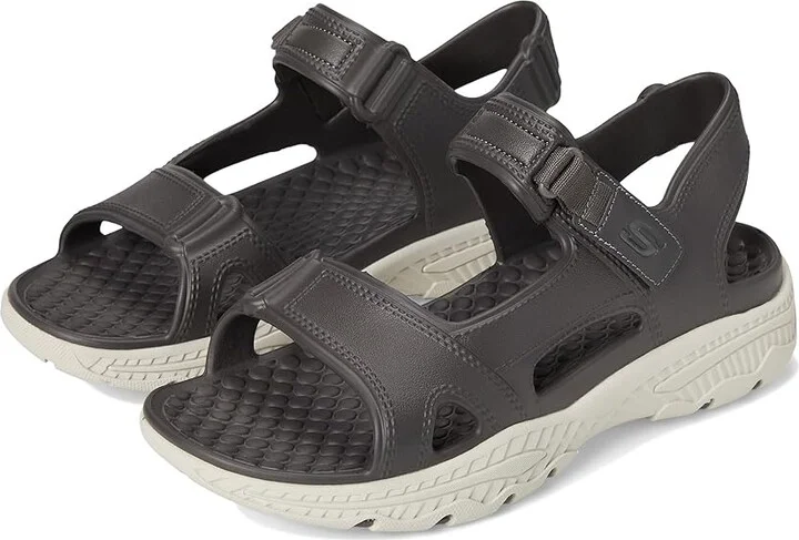 SKECHERS Foamies Creston Ultra Quarter Strap Men's Shoes Charcoal : 8 D - Medium