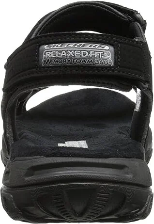 SKECHERS Gander Louden Men's Sandals Black : 7 D - Medium, Synthetic - Image 5