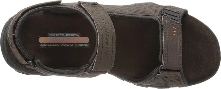 SKECHERS Gander Louden Men's Sandals Brown : 8 D - Medium, Synthetic - Image 3