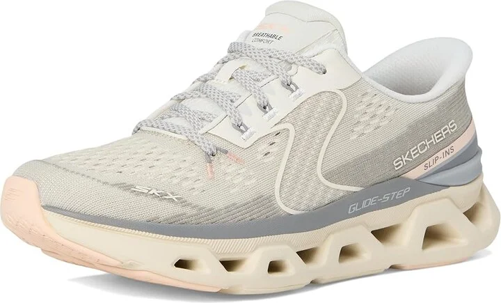SKECHERS Glide-Step Altus Adrenaline Rush Hands Free Slip-Ins Women's Shoes Natural Grey : 7 B - Medium, Synthetic - Image 5
