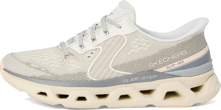 SKECHERS Glide-Step Altus Adrenaline Rush Hands Free Slip-Ins Women's Shoes Natural Grey : 7 B - Medium, Synthetic - Image 6