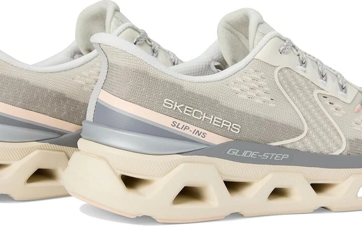 SKECHERS Glide-Step Altus Adrenaline Rush Hands Free Slip-Ins Women's Shoes Natural Grey : 7 B - Medium, Synthetic - Image 7
