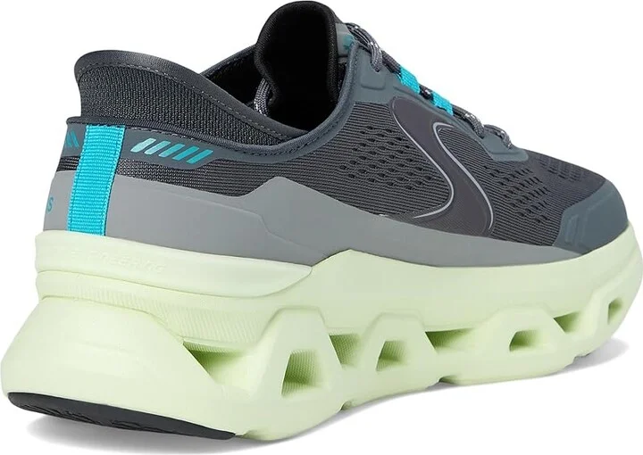 SKECHERS Glide-Step Altus Hands Free Slip-In Men's Shoes Charcoal/Lime : 12 D - Medium, Synthetic - Image 4