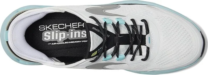 SKECHERS Glide-Step Altus Hands Free Slip-In Men's Shoes White/Blue : 11.5 D - Medium, Synthetic - Image 2