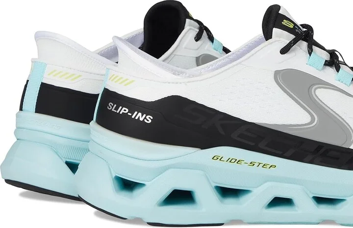 SKECHERS Glide-Step Altus Hands Free Slip-In Men's Shoes White/Blue : 11.5 D - Medium, Synthetic - Image 7