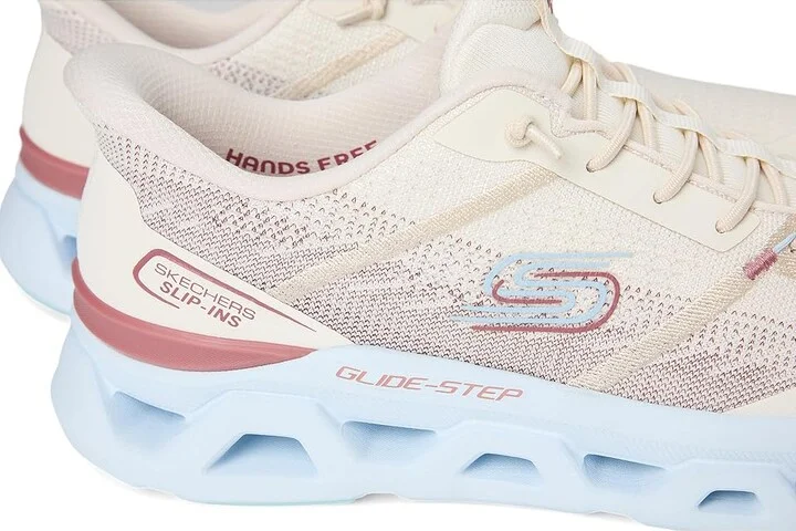 SKECHERS Glide Step Altus Hands Free Slip Ins Women's Shoes Natural : 9 B - Medium, Synthetic - Image 7