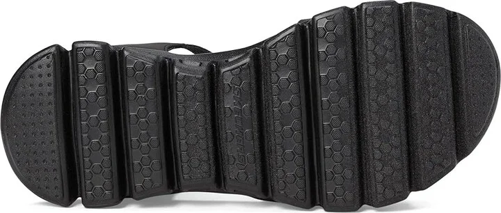 SKECHERS Glide-Step - Count On Me Women's Sandals Black/Black : 10 B - Medium - Image 3